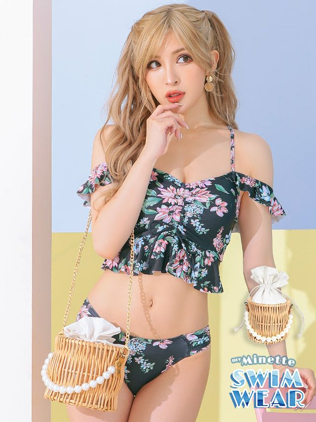 持ってるだけで可愛いかごバッグ♡