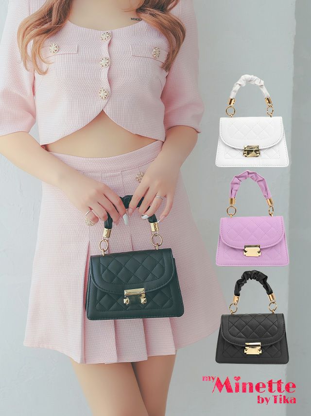 普段使いもできるキルティングバッグ♡