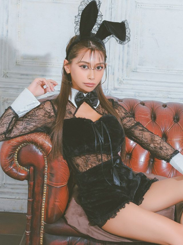 レース×リボンで甘さ＆セクシーさのMIX！大人可愛いバニーコスプレ