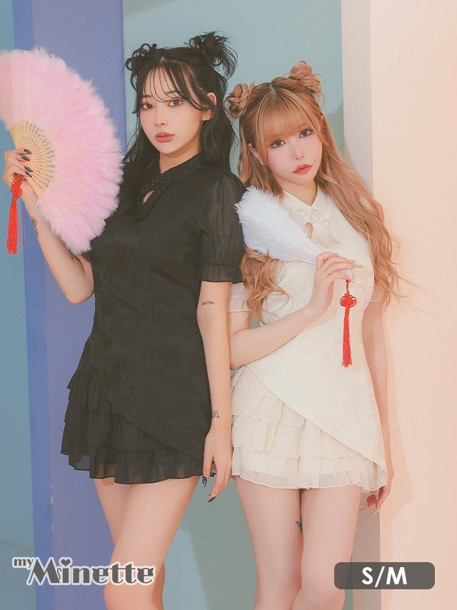 お洋服感覚で着られるから初心者さんおすすめ！露出控えめなガーリーチャイナコスプレ