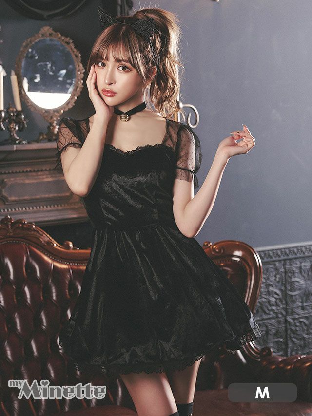 シンプルなブラックキャットコスプレ