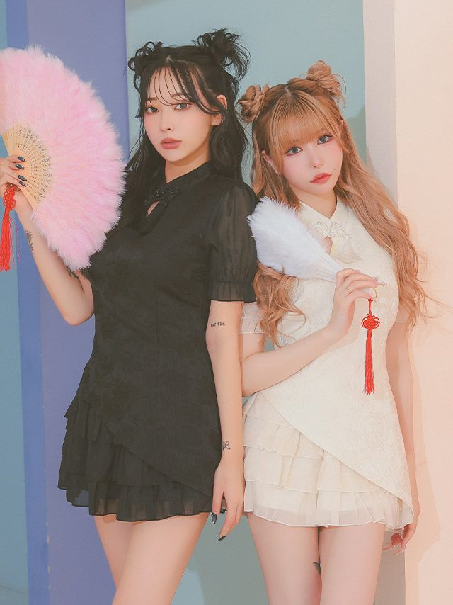 友達と合わせやすい♡洋服風のチャイナコスプレ！