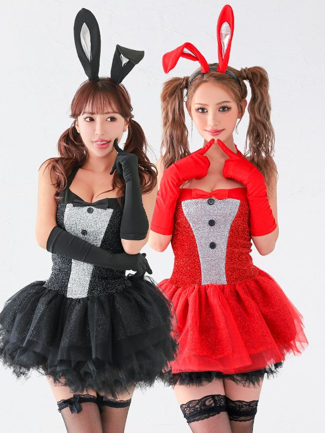 キラキラデザインが可愛いセクシーバニーコス