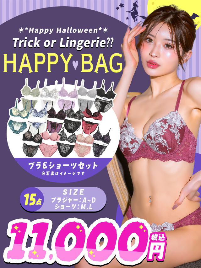 買い替えならこれ!超大容量で持ってる下着をぜーんぶ買い換えよう!超得ハッピーバッグ