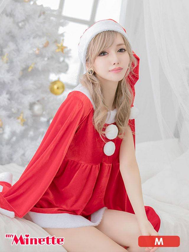 ひらひらデザインでエレンガントなサンタコス