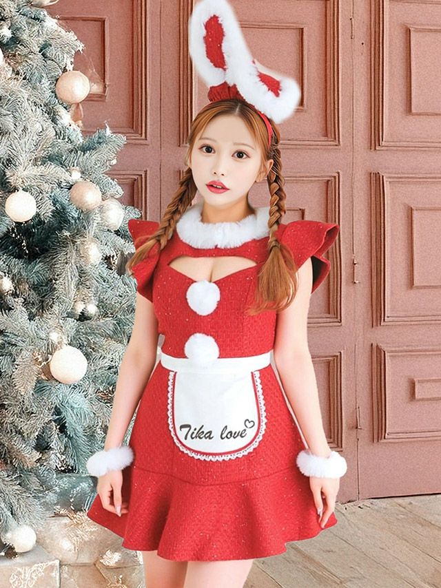 メイド風のデザインが可愛いアニマルサンタ