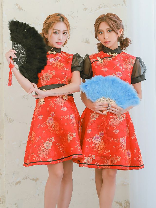 大人可愛いチャイナコス