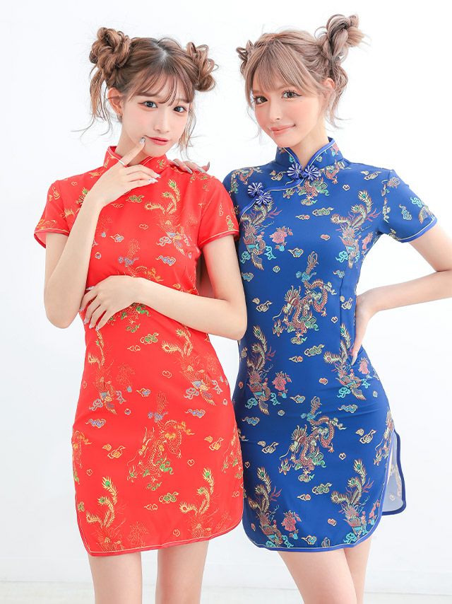 友達とお揃いで可愛い王道チャイナドレス