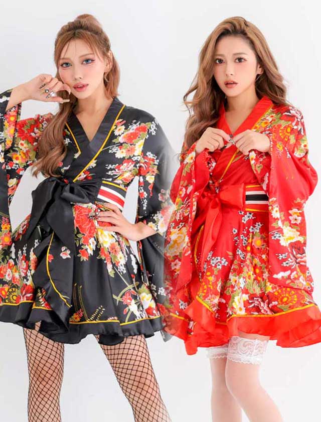 花魁 和装 ミニ コスプレ