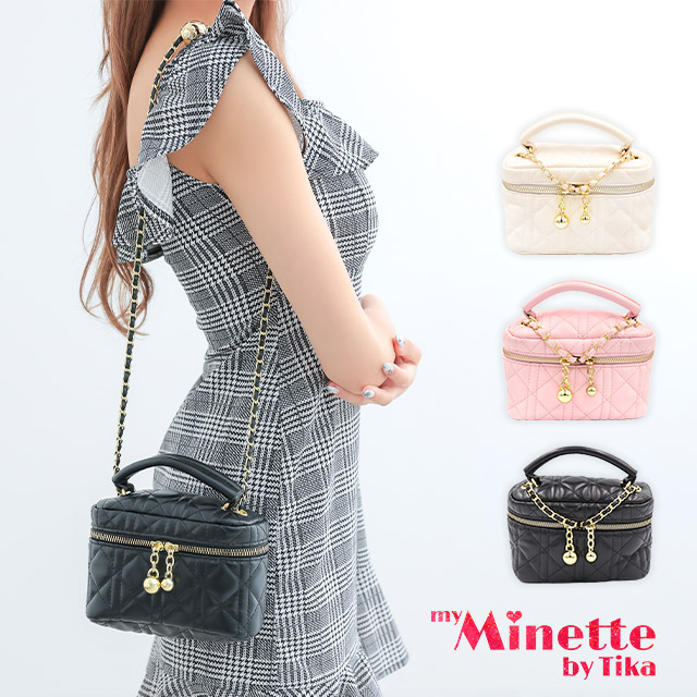 どの場面でも使えそうなキルティングバッグ